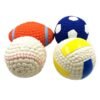 Durable Latex Squeaky Dog Ball Toys - Interactive Chew Toy for All Dog Sizes
