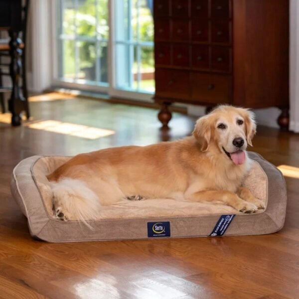Luxurious Large Orthopedic Gel Memory Foam Dog Couch Bed