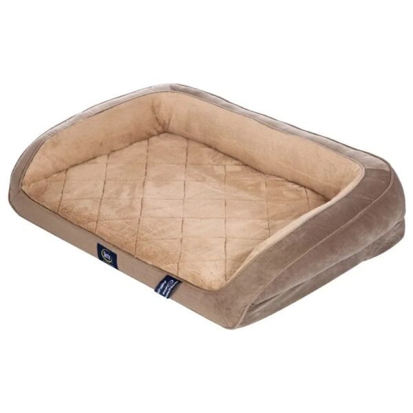 Luxurious Large Orthopedic Gel Memory Foam Dog Couch Bed
