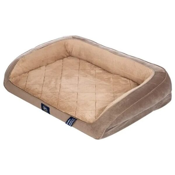 Luxurious Large Orthopedic Gel Memory Foam Dog Couch Bed