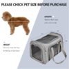 Portable Pet Carrier, TSA Airline Approved, Ideal for Cats, Dogs & Puppies up to 15 Lbs, Durable & Waterproof