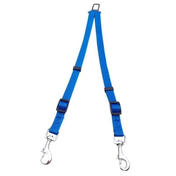 Adjustable Dual-Dog Car Safety Seat Belt with Quick Release