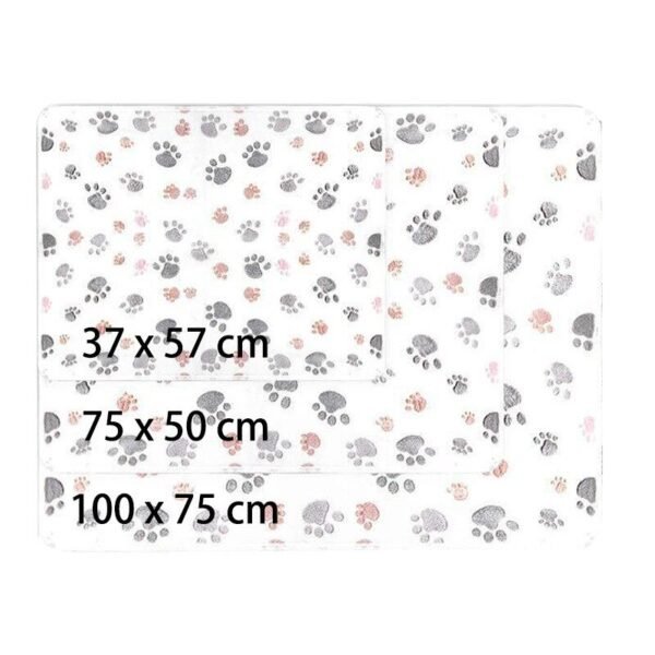 Deluxe Dog Paw Blanket