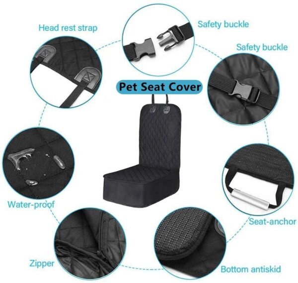 Luxury 2-in-1 Dog Car Seat & Protector