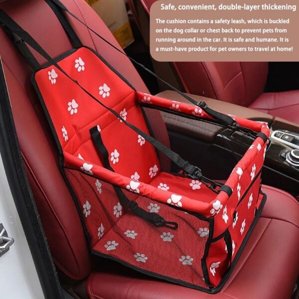 Portable Dog Car Hammock with Safety Features