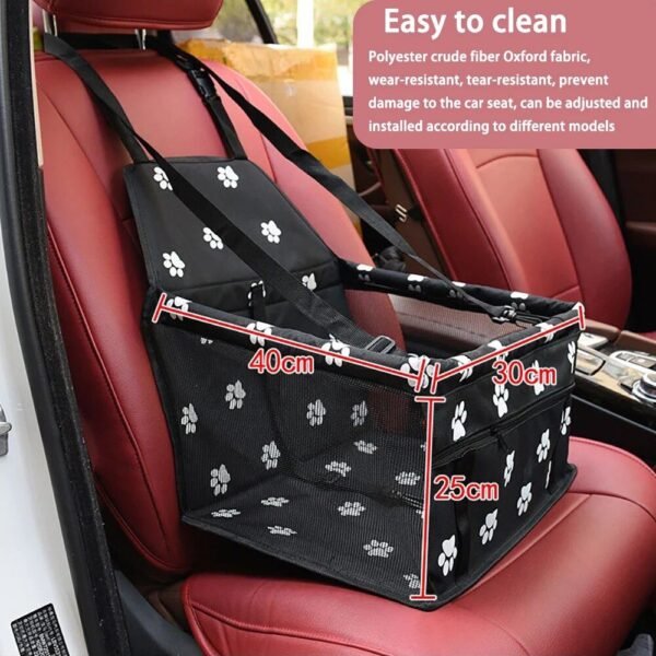 Portable Dog Car Hammock with Safety Features
