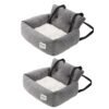 Portable & Washable Pet Car Booster Seat with Anti-Slip Bottom