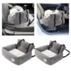 Portable & Washable Pet Car Booster Seat with Anti-Slip Bottom