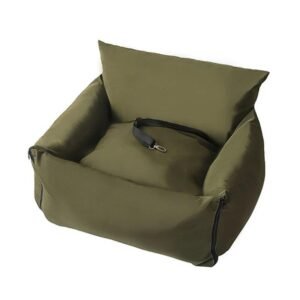 Luxury Washable Small Dog Car Seat & Booster with Safety Leash
