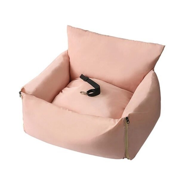 Luxury Washable Small Dog Car Seat & Booster with Safety Leash