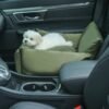 Luxury Washable Small Dog Car Seat & Booster with Safety Leash
