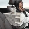 Small Dog & Cat Armrest Booster for Secure Travel
