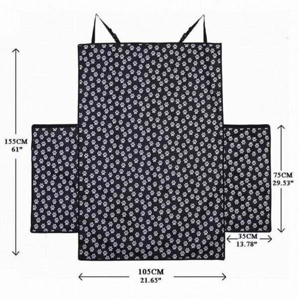 Universal Pet Car Seat Cover & Trunk Protector for Dogs and Cats