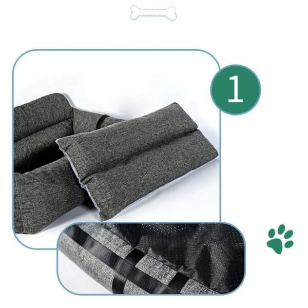 Luxury Dual-Season Dog Car Seat & Travel Hammock