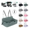 Luxury Dual-Season Dog Car Seat & Travel Hammock