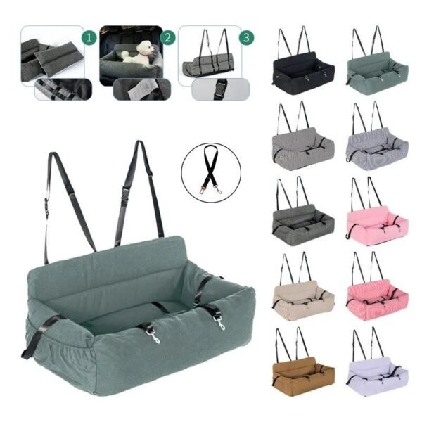Luxury Dual-Season Dog Car Seat & Travel Hammock